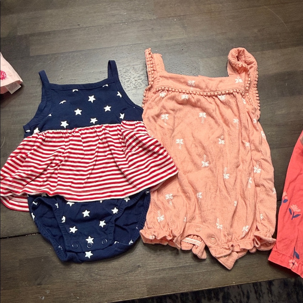 ALL CARTERS- Colorful Baby Rompers Set - Picture 8 of 15